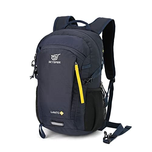 SKYSPER Small Hiking Backpack, 20L Lightweight Travel Backpacks Hiking Daypack Rucksack Women Men for Trekking Backpacking Outdoor Sports(Navyblue)