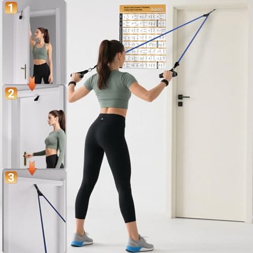 Resistance Bands Set with Handles for Men Women, Exercise Bands, 300 LBS — view 4