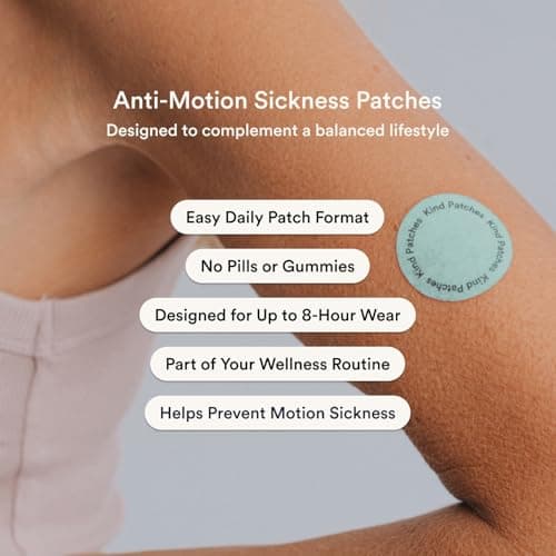 Kind Patches Anti-Motion Sickness Patches with Natural Active Ingredients — view 2