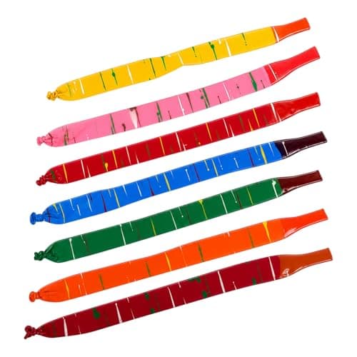 50 Pack Rocket Balloons Flying Party Toy Set – Colourful Long Air Powered Inflatable Fun Balloons for Family Games, Birthday Party Bag Fillers, Festival & Outdoor Entertainment