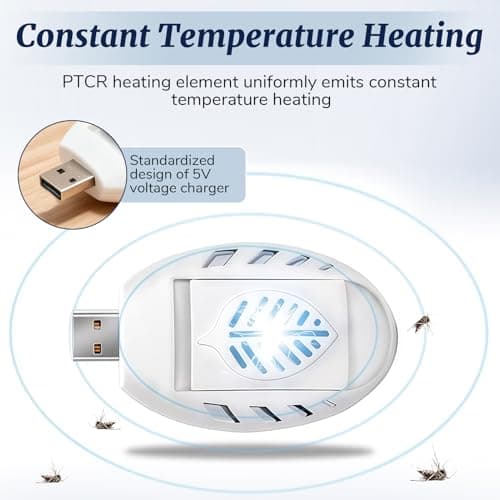 2PCS Plug in Mosquito Repellent, USB Electric Insect Repellent for Home — view 3