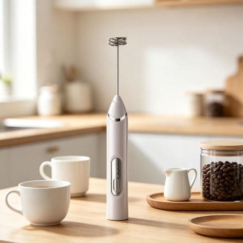 Annadue Rechargeable Electric Coffee Frother Stainless Steel Spill Proof — view 4