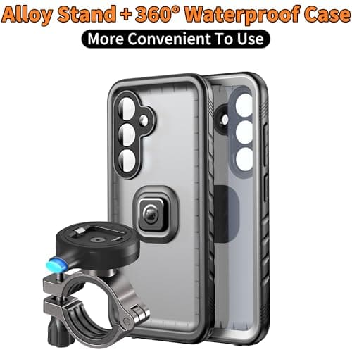 Cozycase IP68 TOP Waterproof Bike Phone Holder For Samsung Galaxy S25 — view 3