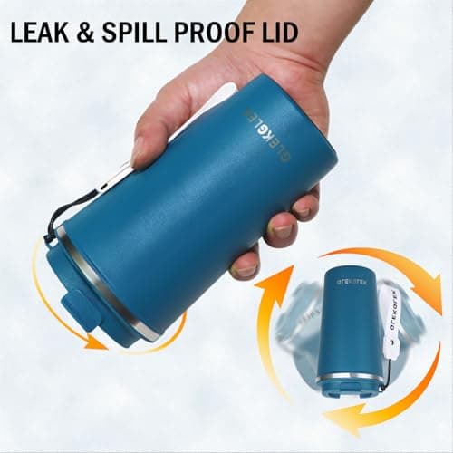 GLEKGLEK Leakproof Travel Mug 500ml, Insulated Coffee Cup — view 6