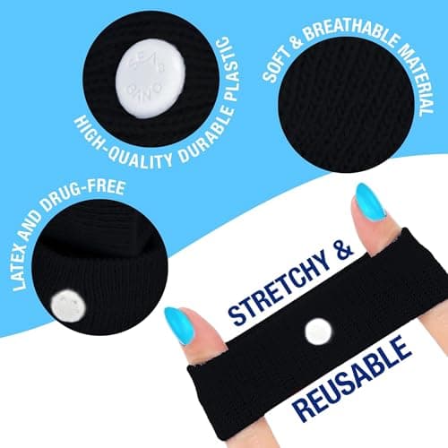 Sea-Band Black Adult Travel & Motion Sickness Acupressure Wristband, 1 Pair — view 6