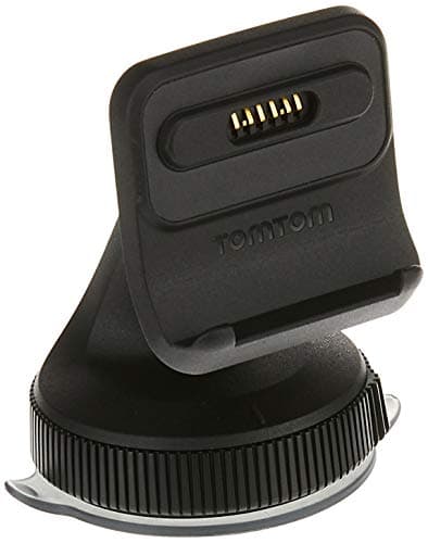 TomTom Sat Nav Windscreen Mount Click-and-Drive plus Car Charger and USB Cable for selected 5'- and 6' inch devices (check compatibility list below)
