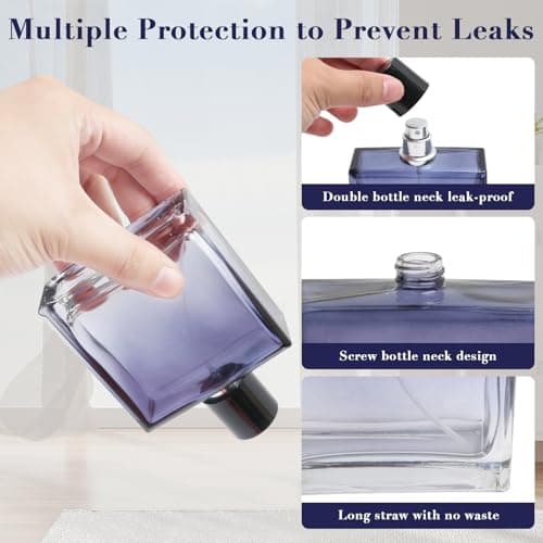 Maxumille 2Pcs 100ml Perfume Atomiser Refillable, Aftershave Spray Bottles — view 4