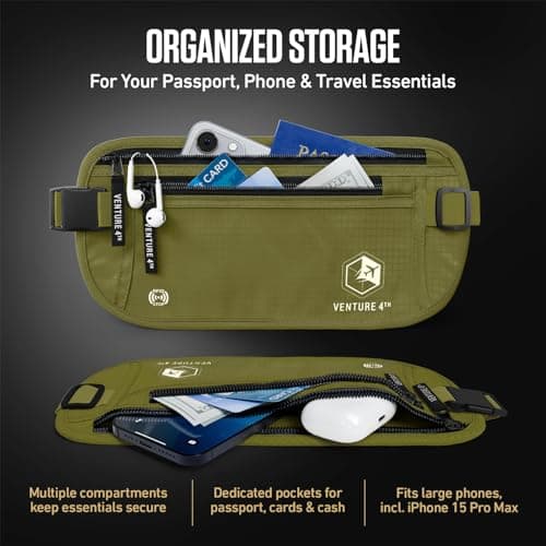 Venture 4TH Money Belt - Green — view 5