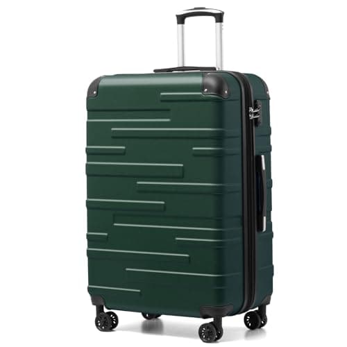 COOLIFE Large Suitcase 28 inch, 93L Expandable, mit TSA Lock, ABS Hardshell