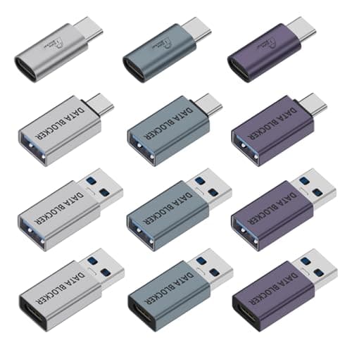 Secure Charging Adapter Data Transfer Lightweight Pocket Size for Public USB Port Devices Travel Essential Anti Data Theft Charging — view 3