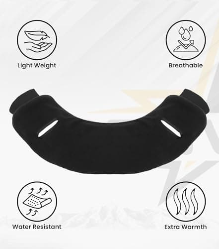 Penveer Football Hand Warmer Pocket - Water Resistant Hand Warmer with Adjustable Strap, Ribbed Cuffs and Zip Pocket, Ideal for Football, Hunting and Outdoor Activities (Black Camo — view 4