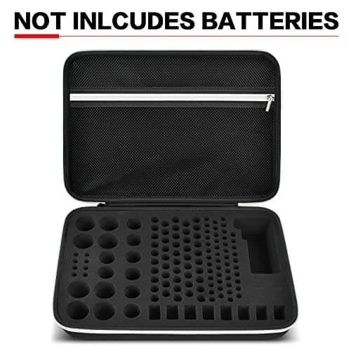 PAIYULE 140 Battery Organiser Storage Case with BT168 Tester Black — view 5