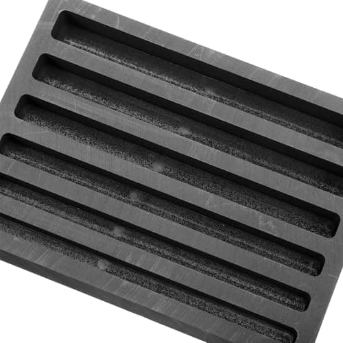 BESPORTBLE Graphite Casting Ingot Mold for Metal Melting, Reusable Black Graphite Mold Suitable for Copper and Melting Alloys with Emergency Heat and Cold Resistance — view 3