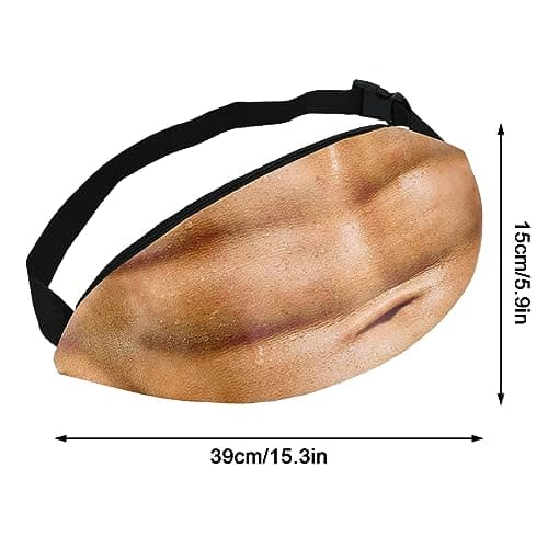 Secret Santa Gifts for Men,Belly-Shape Waist Bag,Funny Gifts for Men Him — view 4