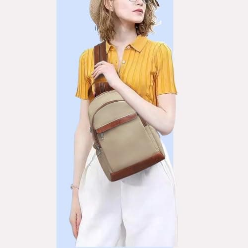 ECOTISH Women's Backpack, Anti Theft Rucksack, Travel Shoulder Bag, Small Sling Bag Casual Daypacks School Bag for Girls Ladies Mini Fashion Crossbody Bag for College Work — view 6
