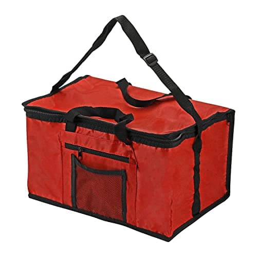 Taylor & Brown Soft Cool Bag, Cooler Bag Box, 26L Thermal Food Delivery, Large Insulated Picnic Lunch Bag, Grocery Shopping Bags for Camping BBQ Shopping Fishing Outdoor Activities (Red, 1) — view 4