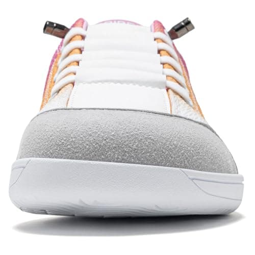 HOBIBEAR Unisex Wide Toe Trainers for Men Women Outdoor Trail Running Minimalist Walking Shoes Lightweight and Breathable Orange Pink — view 5