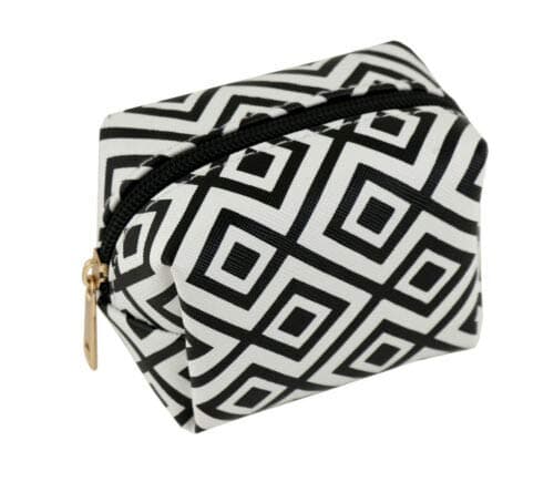 Master Cables Claritude Travel Essentials Kit - Unisex-Adult Travel Kit - White Geometric Cosmetic Case