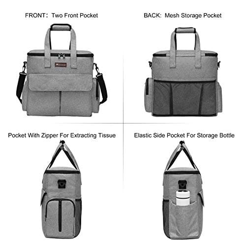Airline Approved Pet Travel Bag, Weekend Tote with Multi-Pockets — view 2