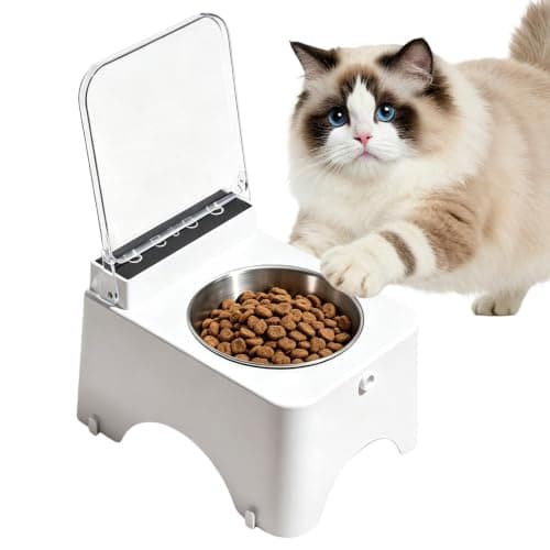 Smart Pet Feeder with Lid – Sensor-Activated Automatic Cat Food Bowl