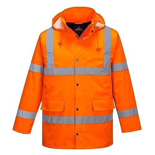 Portwest S460 Hi-Vis Winter Traffic Jacket Waterproof Padded — view 5