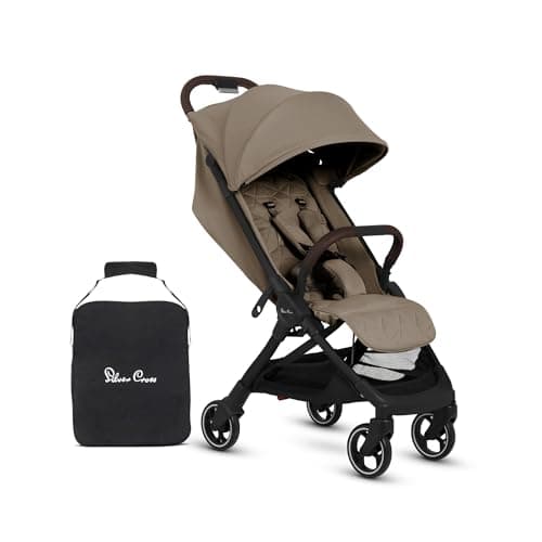 Silver Cross Clic 2 Compact Stroller & Travel Bag, Birth to 22kg, Cobble