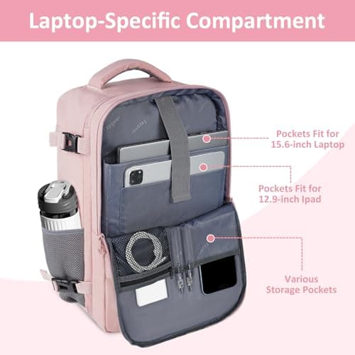 Taygeer for New Easyjet Cabin Bag 45x36x20 Underseat, Travel Backpack Women — view 3
