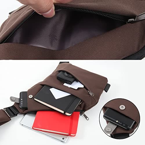 Ovecat Unisex Anti Theft Sash Sling Crossbody Bag — view 6