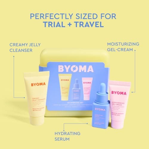 BYOMA So Hydrated Travel Size Gift Set - Skincare Minis (30ml, 15ml, 15ml) — view 2