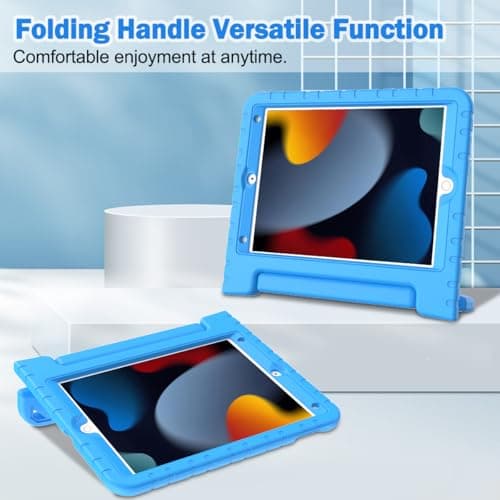 Surom Case for iPad 9th 8th 7th Gen 2021/2020/2019 10.2 Inch, Blue — view 4
