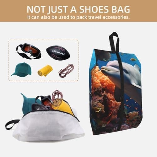 Shoe Bags For Travel Large Waterproof Travel Shoe Bag With Handle, 2pcs — view 5