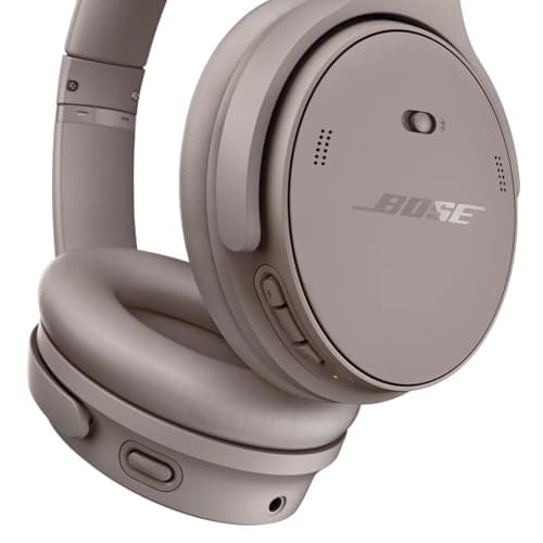 Bose QuietComfort Wireless Noise Cancelling Headphones, Bluetooth Over Ear Headphones with Up To 24 Hours of Battery Life, Sandstone - Limited Edition — view 5