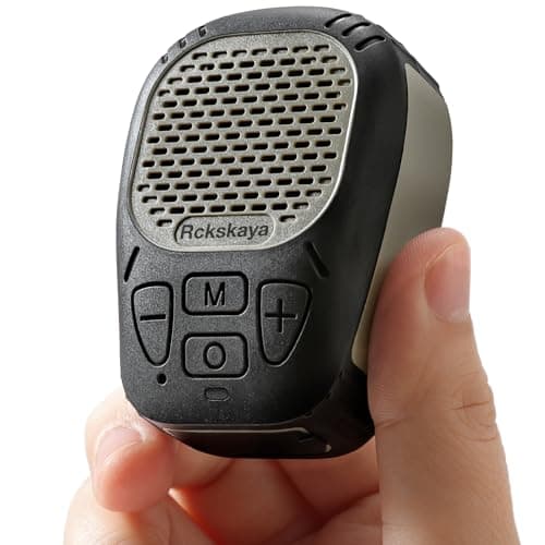 Rckskaya Wearable Bluetooth V5.3 Speaker, Clip Jobsite Speaker Waterproof