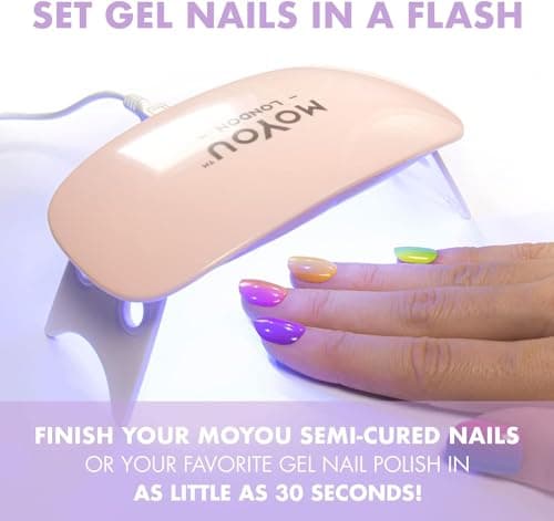 MOYOU LONDON LED & UV Light for Gel Nails - Portable 6W Curing Dryer Lamp — view 5