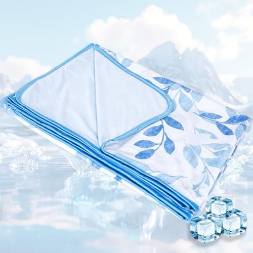 Cooling Blanket for Night Sweats, Summer Blanket Hot Sleeper King Size — view 3