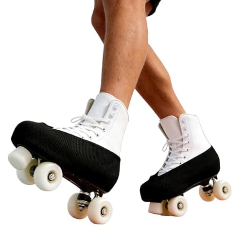 Skate Shoe Covers – Anti-Abrasion Protective Covers For Speed & Figure Skating | Elastic Ice Skate Soakers For Training Travel & Roller SkateProtection – Kids Teens Adults — view 4