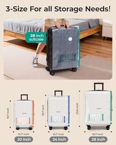 BAGSMART Travel Vacuum Bags 18 Pack with Wireless Pump Airtight Space Saver — view 6