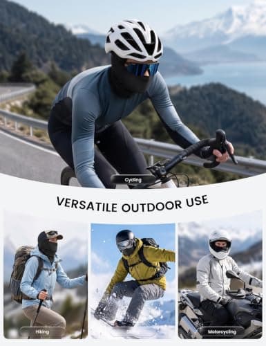 Lamicall Balaclava Windproof Ski Mask - Thermal Face Mask for Men Women — view 5