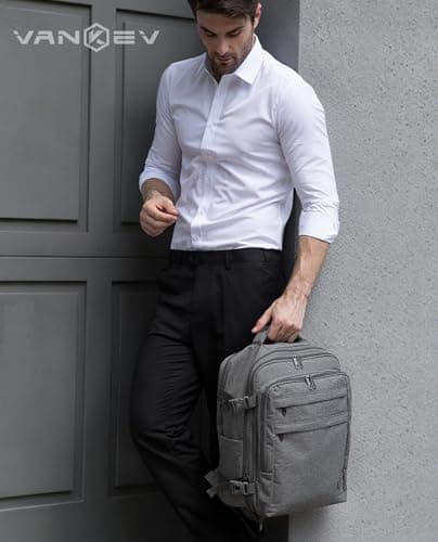 VANKEV 40x30x20 Expandable Ryanair EasyJet Eurowings Wizz Air Cabin Bag — view 6