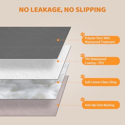 Nobleza Waterproof Dog Blanket, 208×132cm Washable Sofa Cover, Non-Slip Soft Pet Blankets for Dogs, Waterproof Sofa Protector for Couch Bed Furniture, Grey — view 4