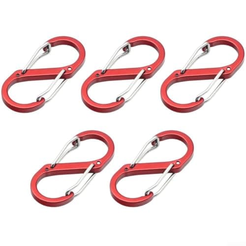 Lightweight Alloy Zipper Locks 5-Pack for Backpacks