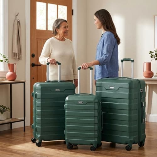 RWM 3Pc Suitcase Set Hard Shell ABS+PC Lightweight — view 2