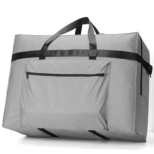 80L Extra Large Travel Bag, Water Repellent & Tear Resistant Packable Holdall for Moving, Packing, Travel, Weekender for Men & Women