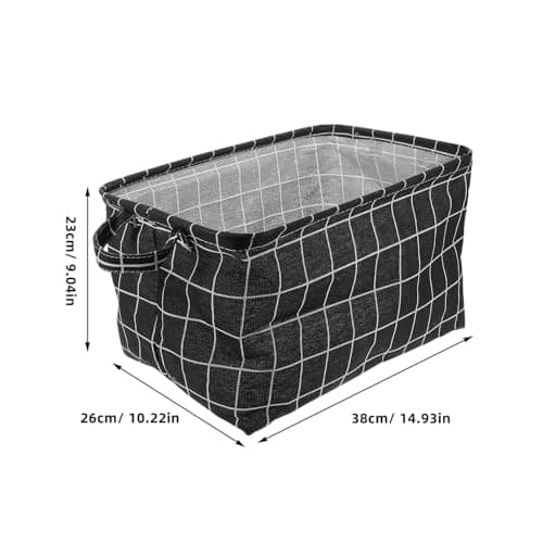 ELAYARD Black Fabric Car Trunk Organizer Foldable Storage Box — view 2