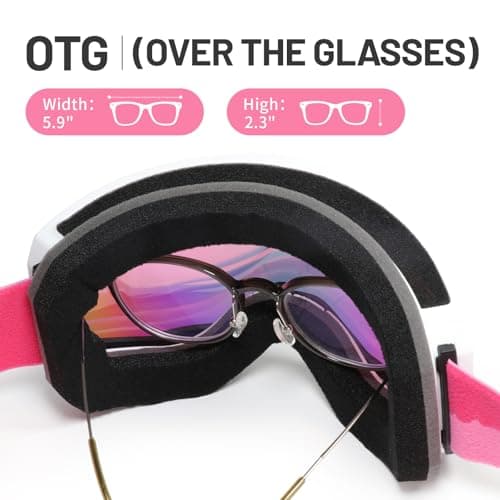 Supertrip Ski Goggles for Women Men — view 5