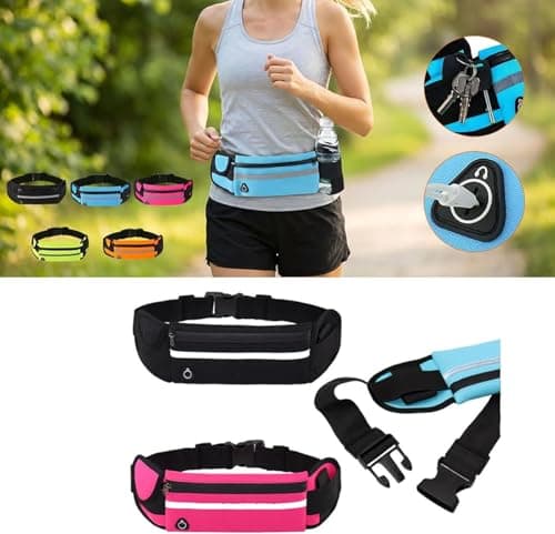 2026 New Anti-Theft Invisible Waist Bag,Waterproof Large Hidden Storage for Safer,Travel Money Belt Wallet Under Clothes,Elastic Sports Storage Pouch for Phone Money Cards Running Hiking (Orange) — view 2