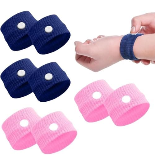 4 Pairs Car Motion Sickness - Travel Motion Car Sickness Relief Bands