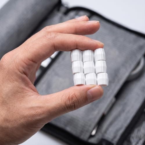 12pcs Toothpaste Refill Adapter Converter for Travel Bags, Plastic — view 6