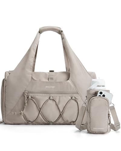 BAGSMART 25L Womens Gym Bag, Shoes Wet Compartment, Sports Duffle for Yoga