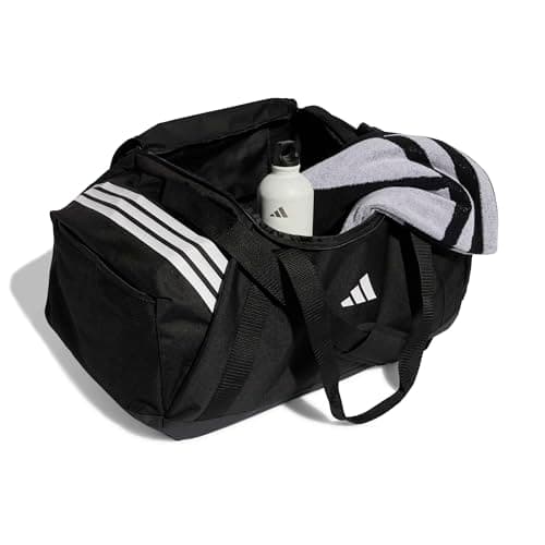 adidas Unisex Tiro Duffle Bag Large Duffel Bag, Black/White, One Size — view 5